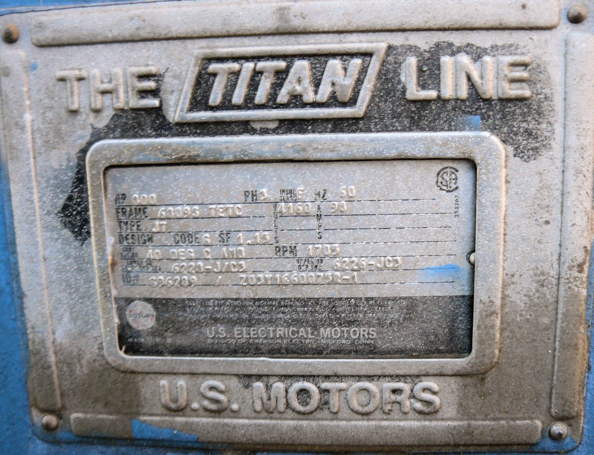 Lot Of (2) 800 Hp Motors (ge & Titan))